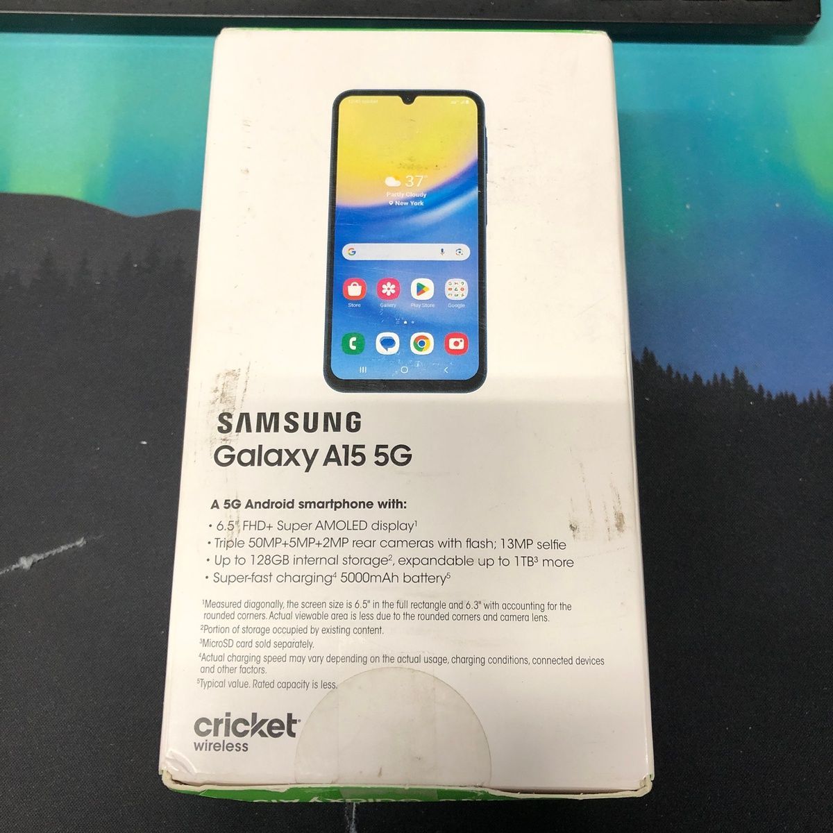 Samsung Galaxy A15 5G | 128 GB | Blue Black | Cricket Wireless LOCKED - Photo 3