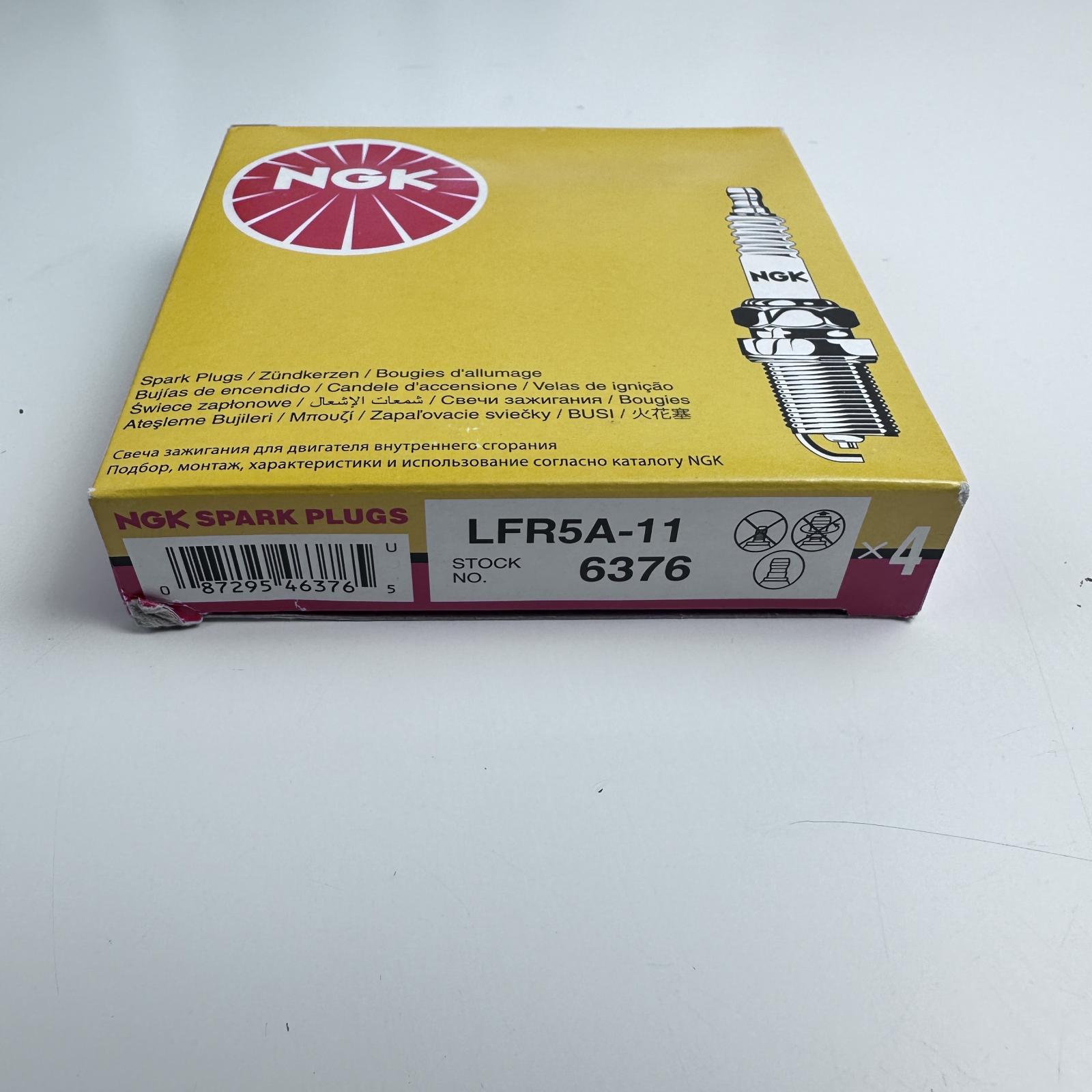NGK LFR5A-11 Spark Plugs (4-Pack) - Photo 2