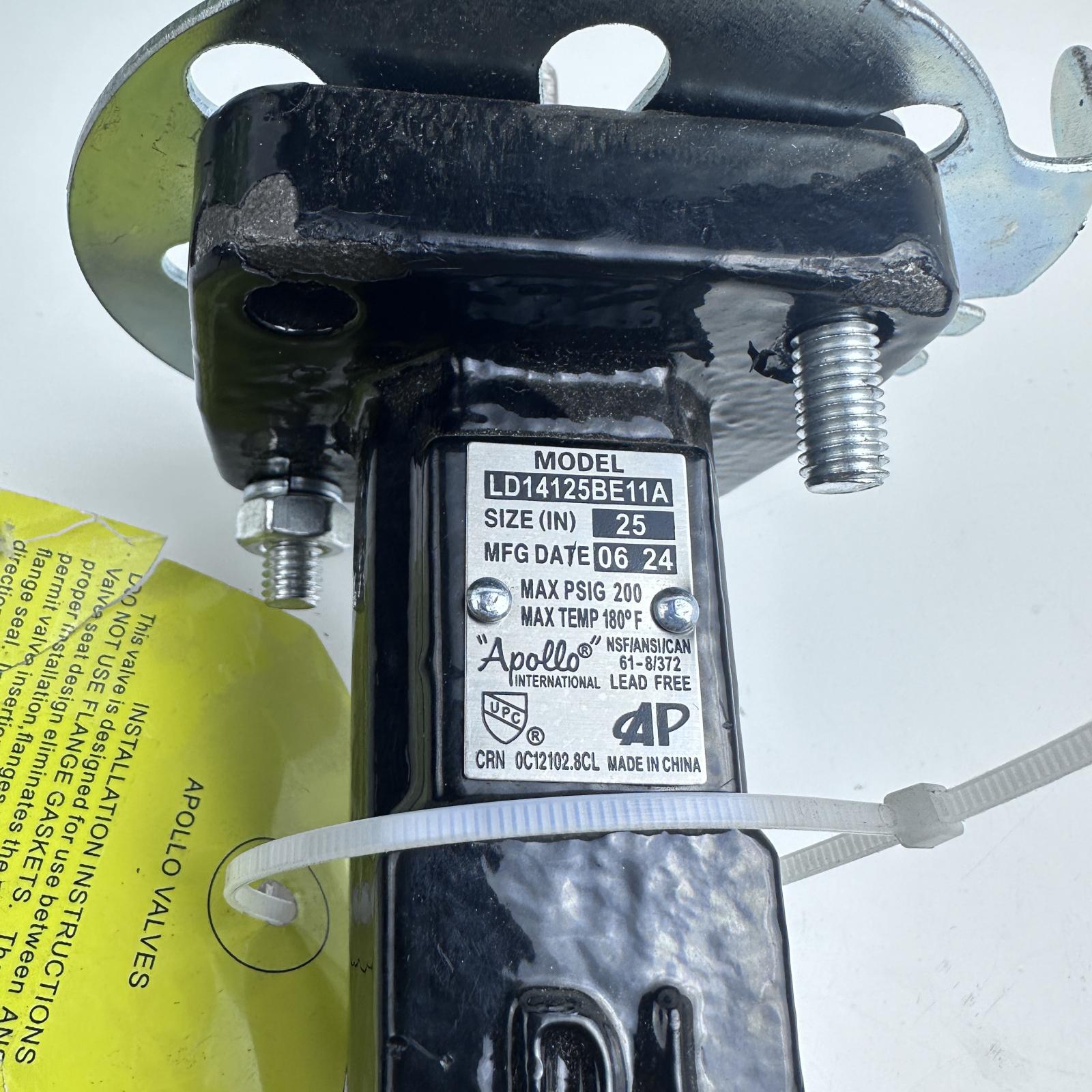 Apollo LD14125BE11A Valve, 25mm, 200 PSI, Lead-Free, New - Photo 8