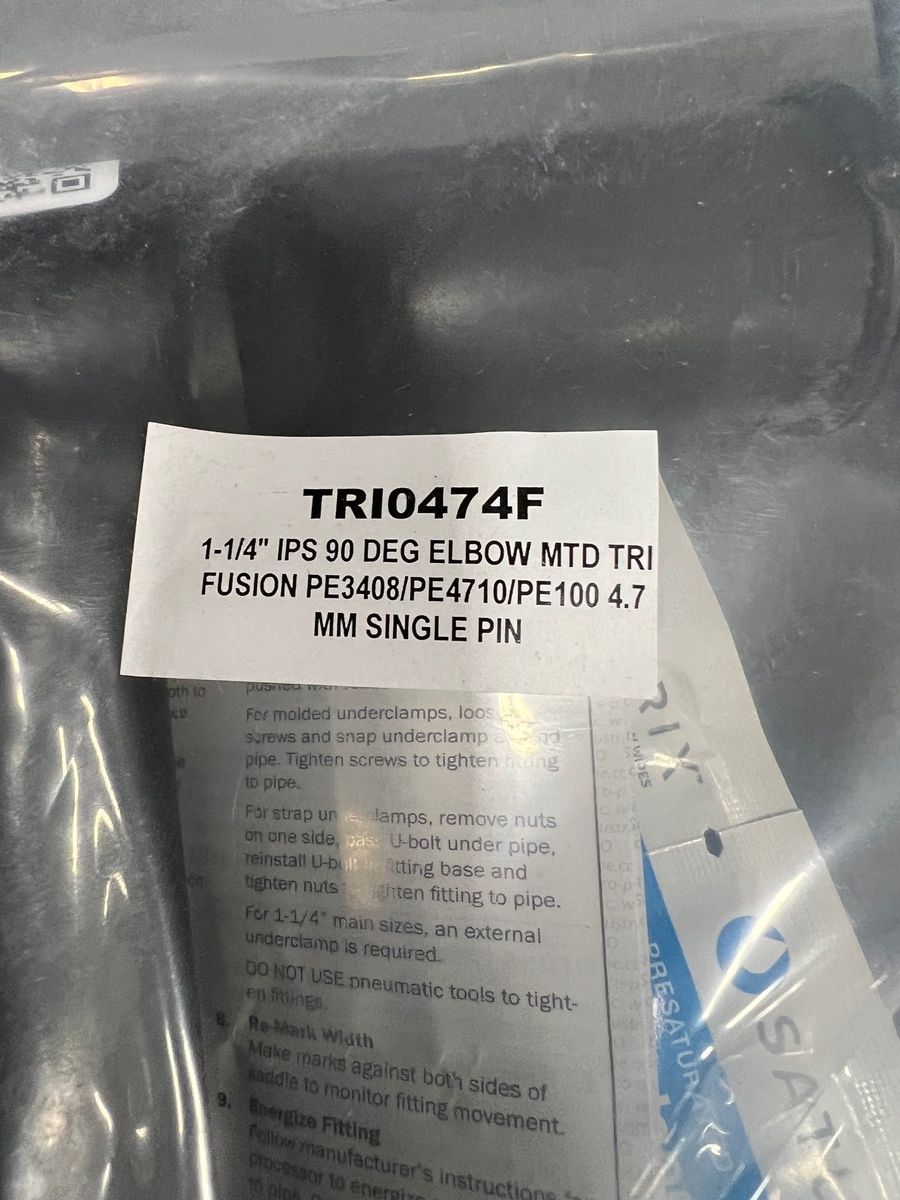 TRI0474F 1-1/4" IPS 90 Deg Electrofusion Elbow - Photo 10