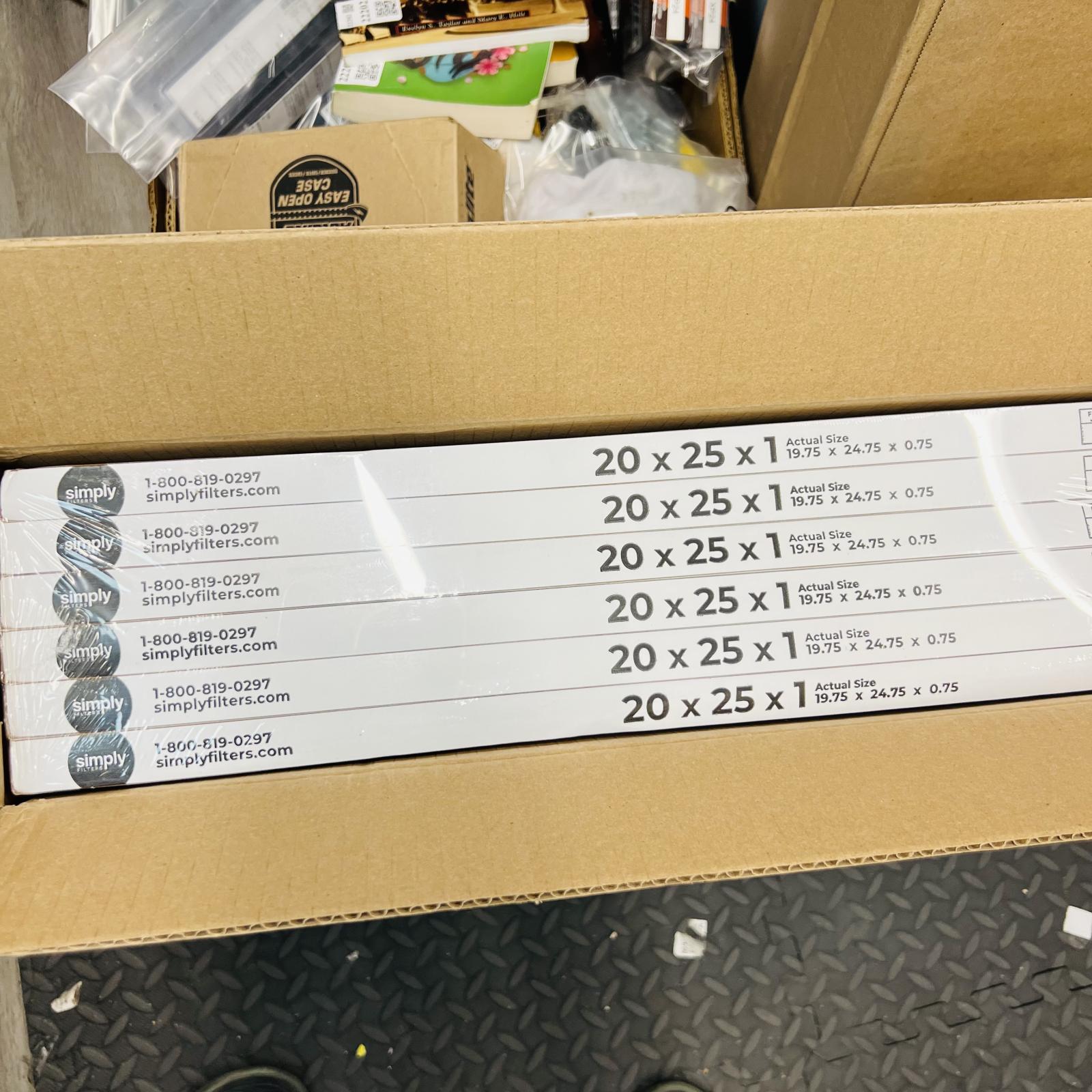 Simply Filters Air Filter 20x25x1, MERV 8, 6-Pack - Photo 6