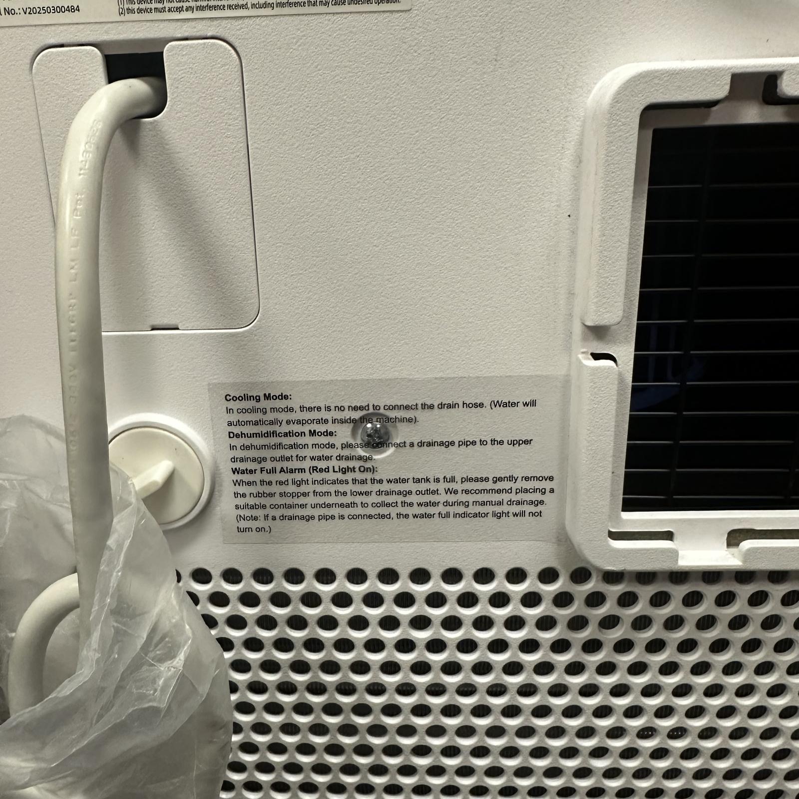 VOTO RKY20-N4-3 Portable Air Conditioner, 120V, 850W, White - Photo 6