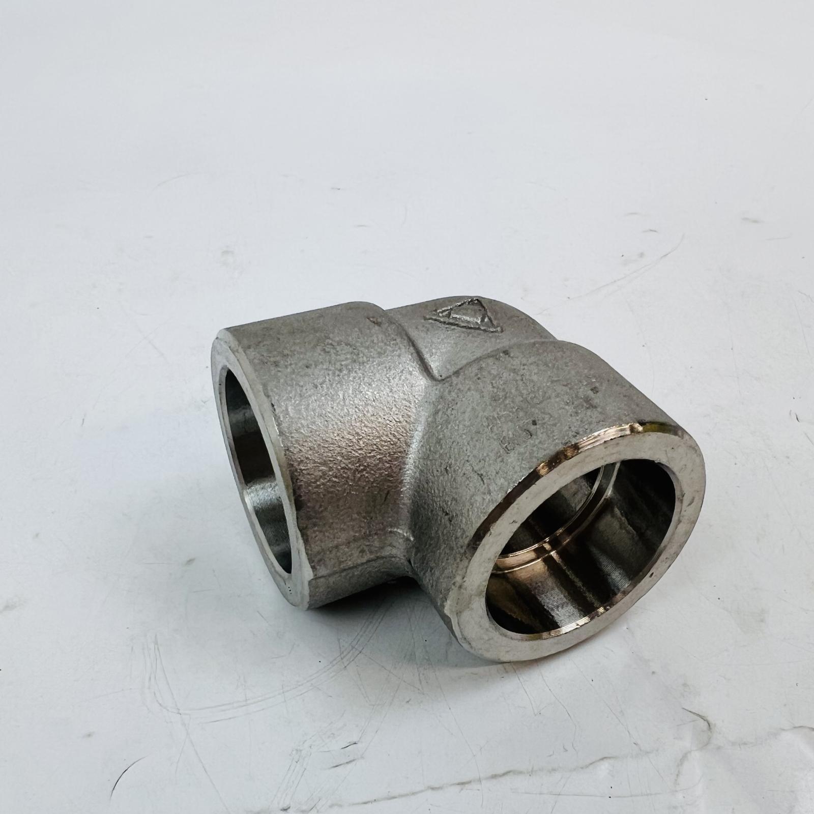 ASME B16.11 1" 90° Elbow Stainless Steel F304/L Threaded Pipe Fitting - Photo 2