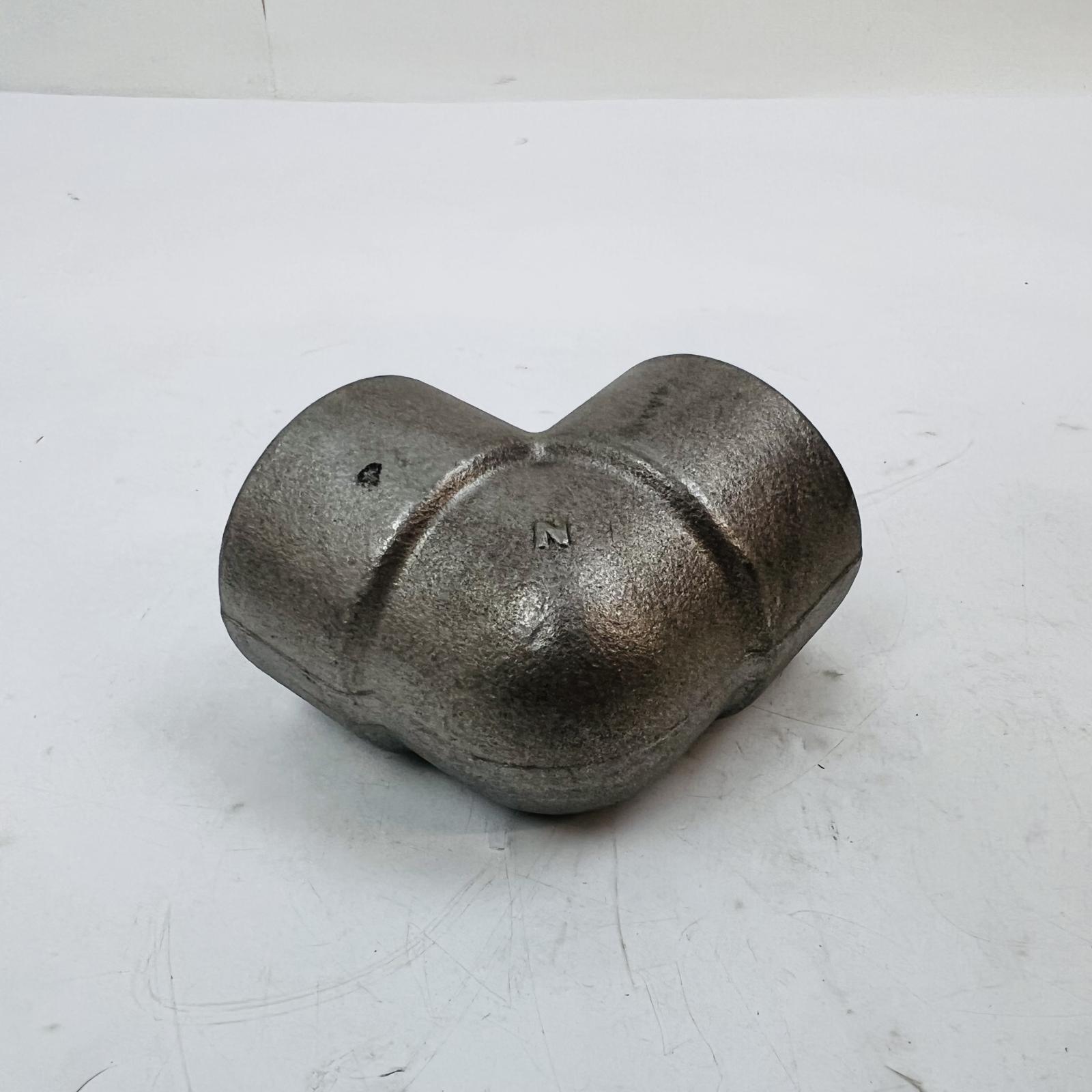 ASME B16.11 1" 90° Elbow Stainless Steel F304/L Threaded Pipe Fitting - Photo 3