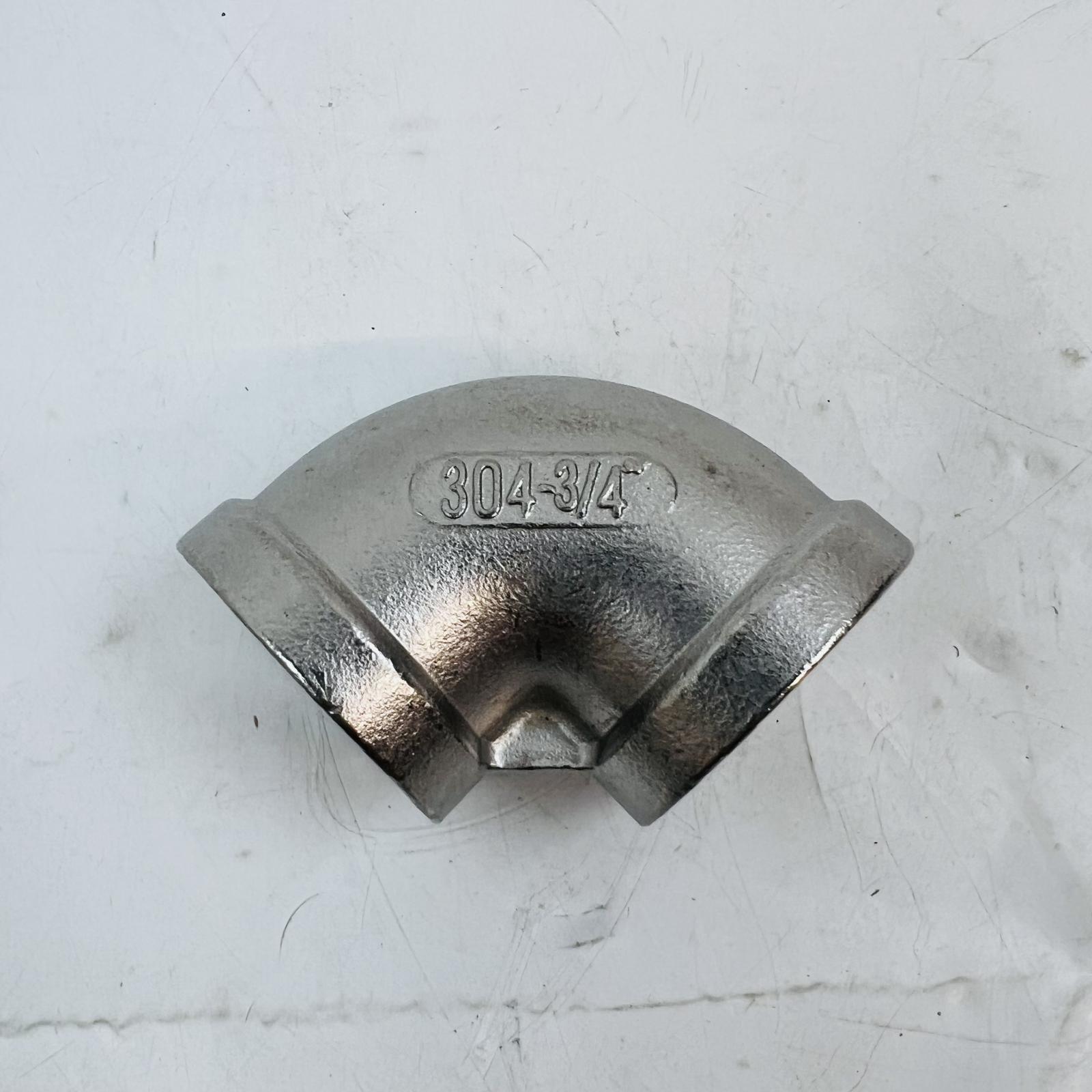 Stainless Steel Pipe Fittings – Elbow 304 3/4", Tee 3/4", Elbow SP-114-50 - Photo 2