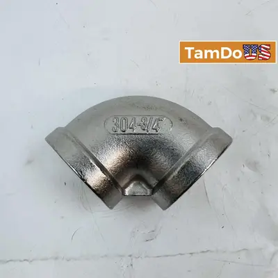 Stainless Steel Pipe Fittings β Elbow 304 3/4", Tee 3/4", Elbow SP-114-50 at Fasteners & Hardware in new condition