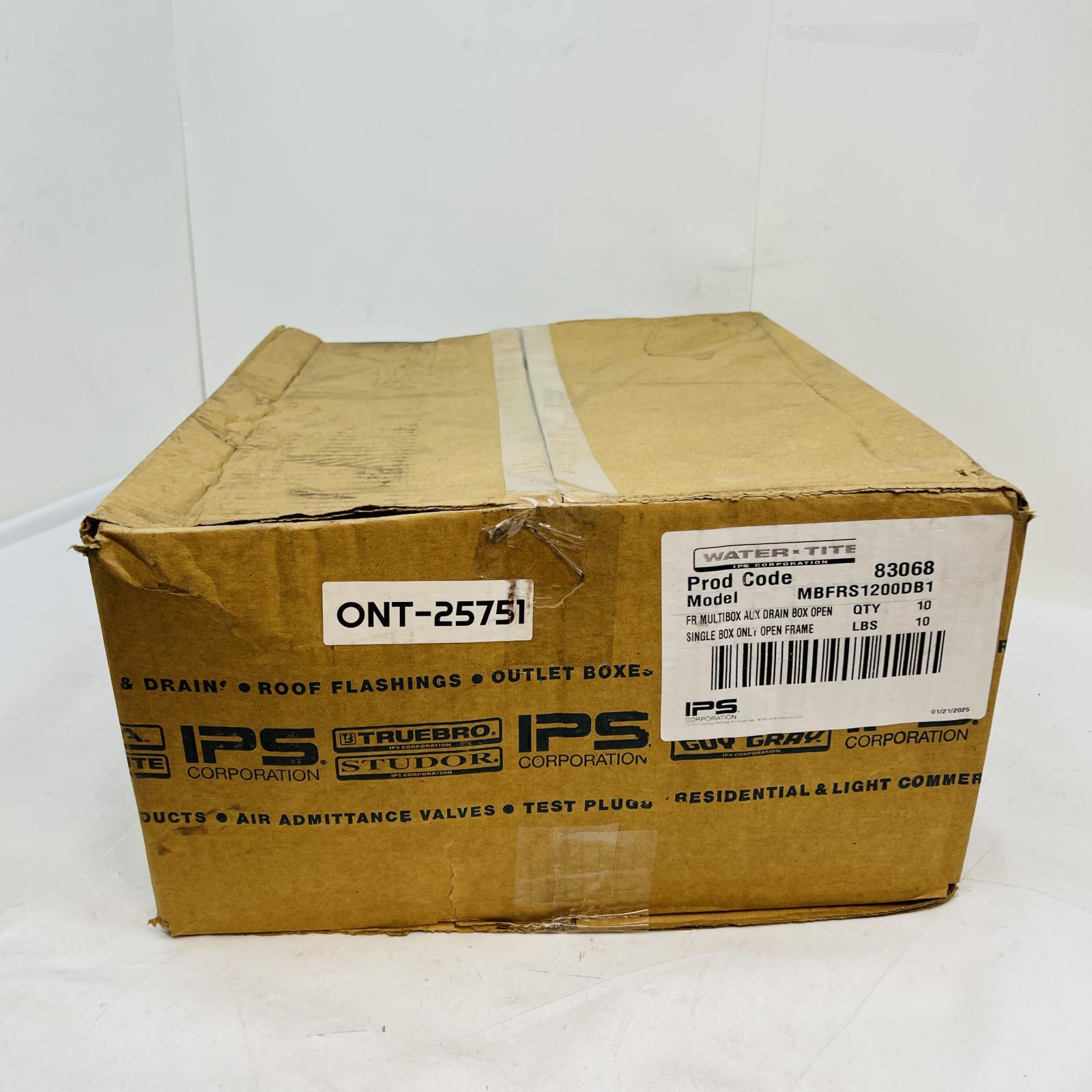 IPS Water-Tite FR-1200 Fire Pad Outlet Boxes (Model: MBFRS1200DB1) - Photo 2