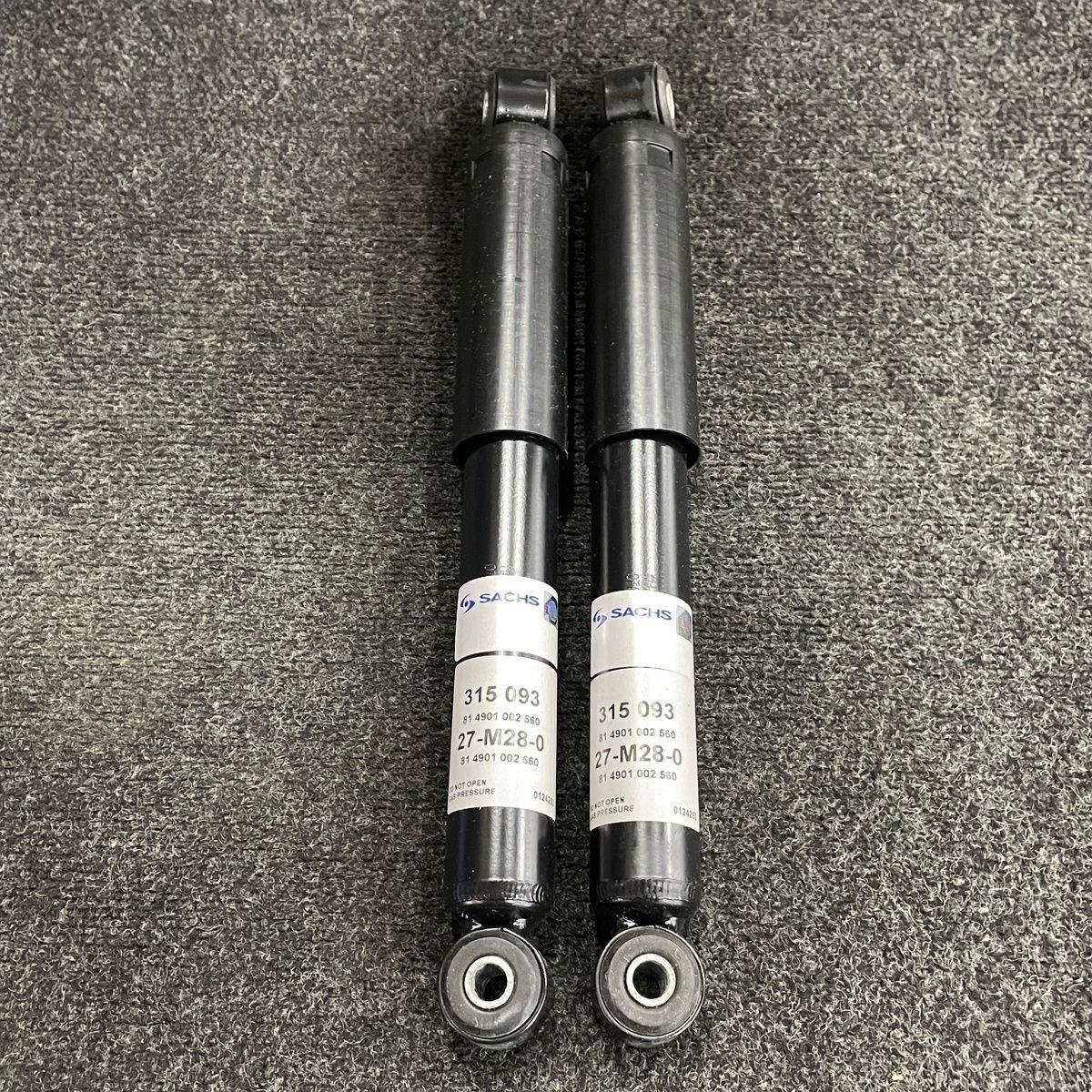 SACHS 315093 Shock Absorber for VW, Set of 2, New - Photo 2