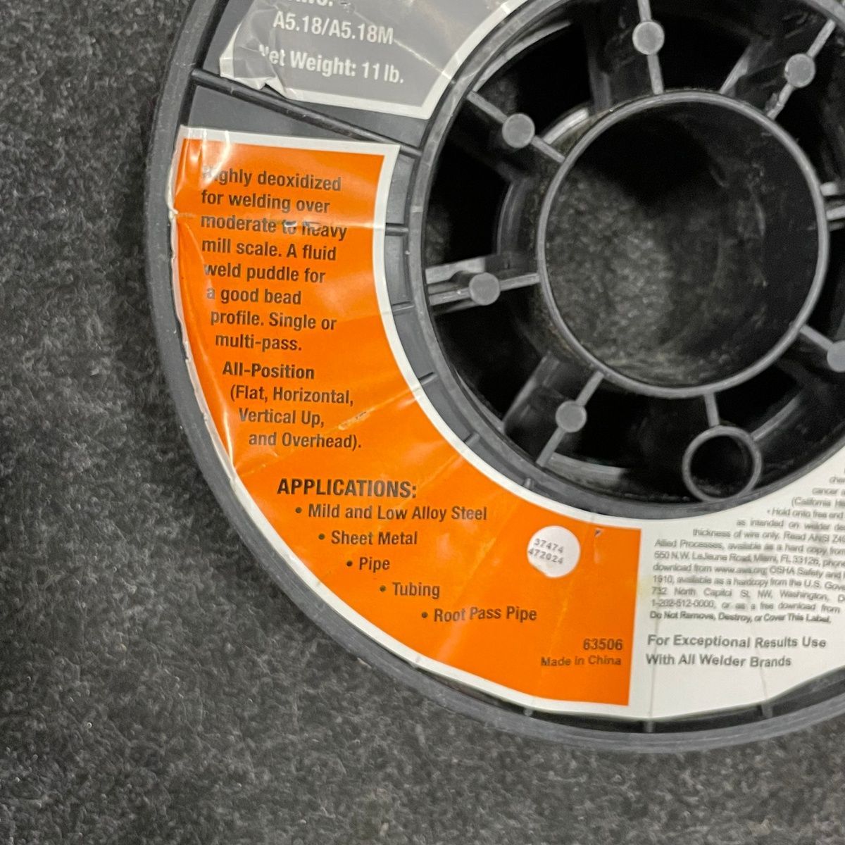 Vulcan MIG Welding Wire ER70S-6, 0.030", Mild Steel, 11 lb Spool - Photo 7