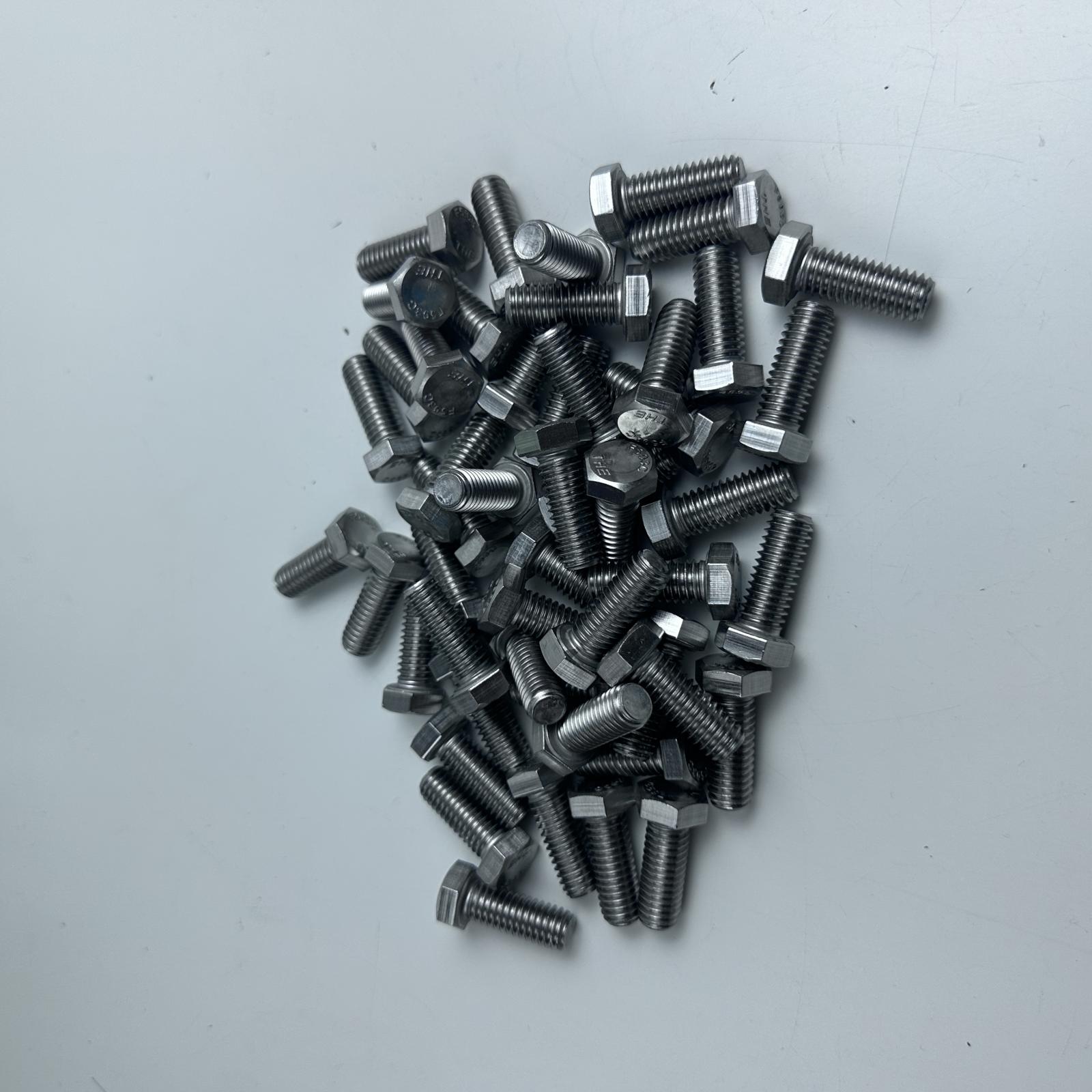3/8-16 UNC x 1" Hex Head Screws, 50-Pack - Photo 3