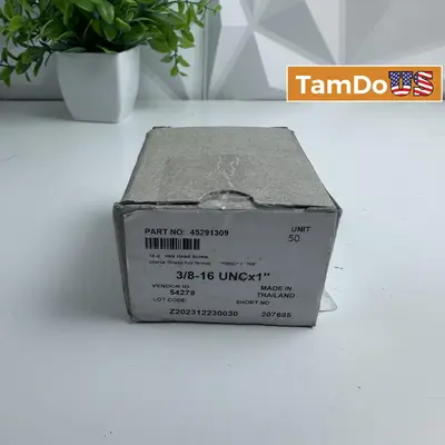 3/8-16 UNC x 1" Hex Head Screws, 50-Pack at Fasteners & Hardware in new condition