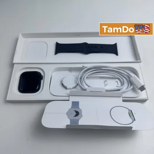 Apple Watch Series 10 (42mm, Cellular) Jet Black AL Black Sport Band S/M at TamDoUS Taylorsville