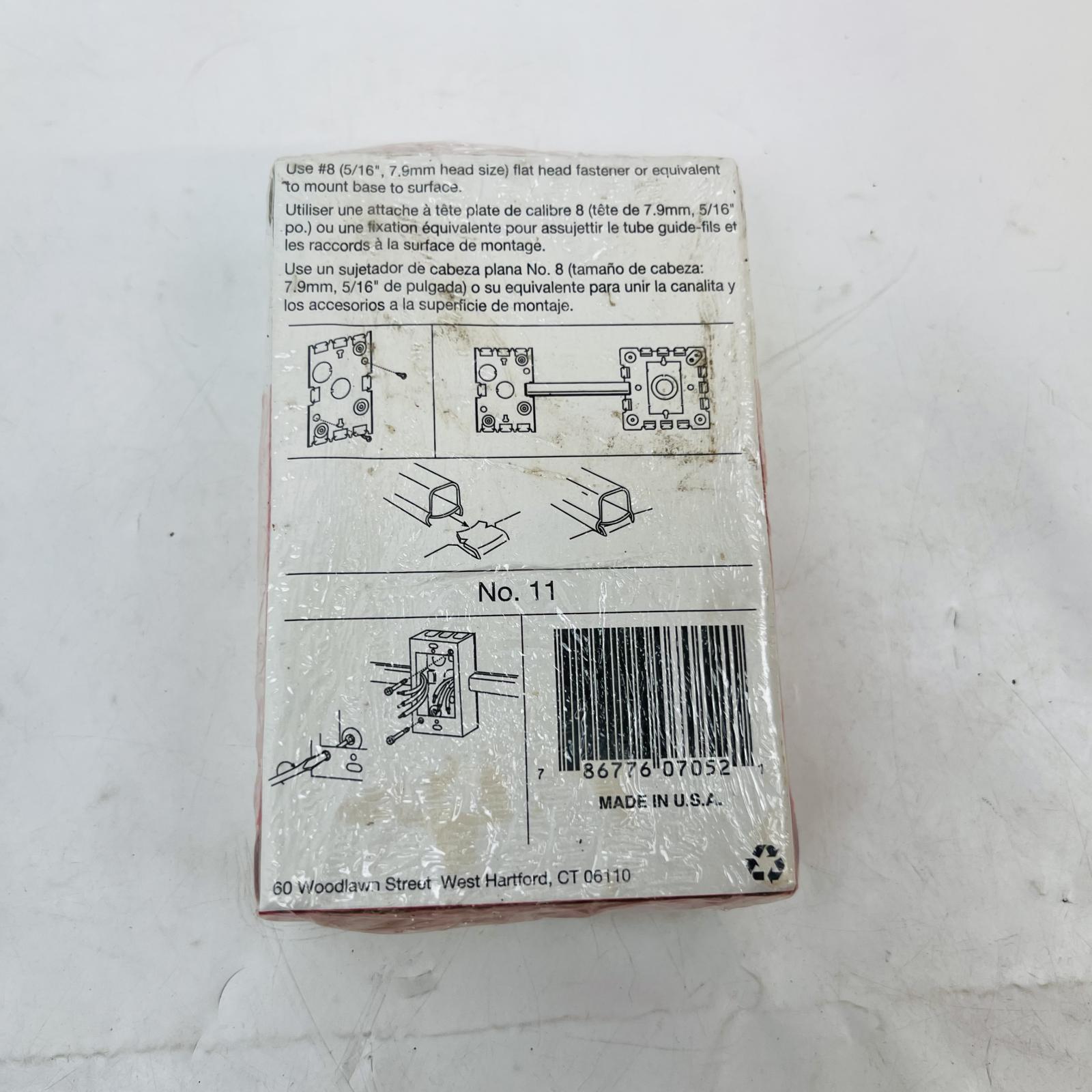 Lot of 5 Legrand Wiremold V5747 1-Gang Device Box, 1-3/8" Deep, Ivory - Photo 4