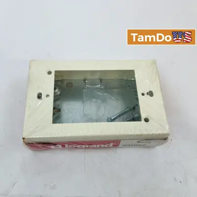 Lot of 5 Legrand Wiremold V5747 1-Gang Device Box, 1-3/8" Deep, Ivory at Electrical Equipment & Supplies in new condition