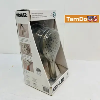 Kohler Multifunction Handshower 3-Spray Brushed Nickel Shower Head at Bathroom Fixtures in new_open_box condition