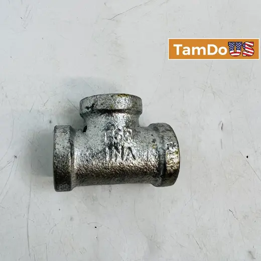 Lot of 5 1/2" Galvanized Iron Pipe Tee Fitting T Connector at TamDoUS Taylorsville