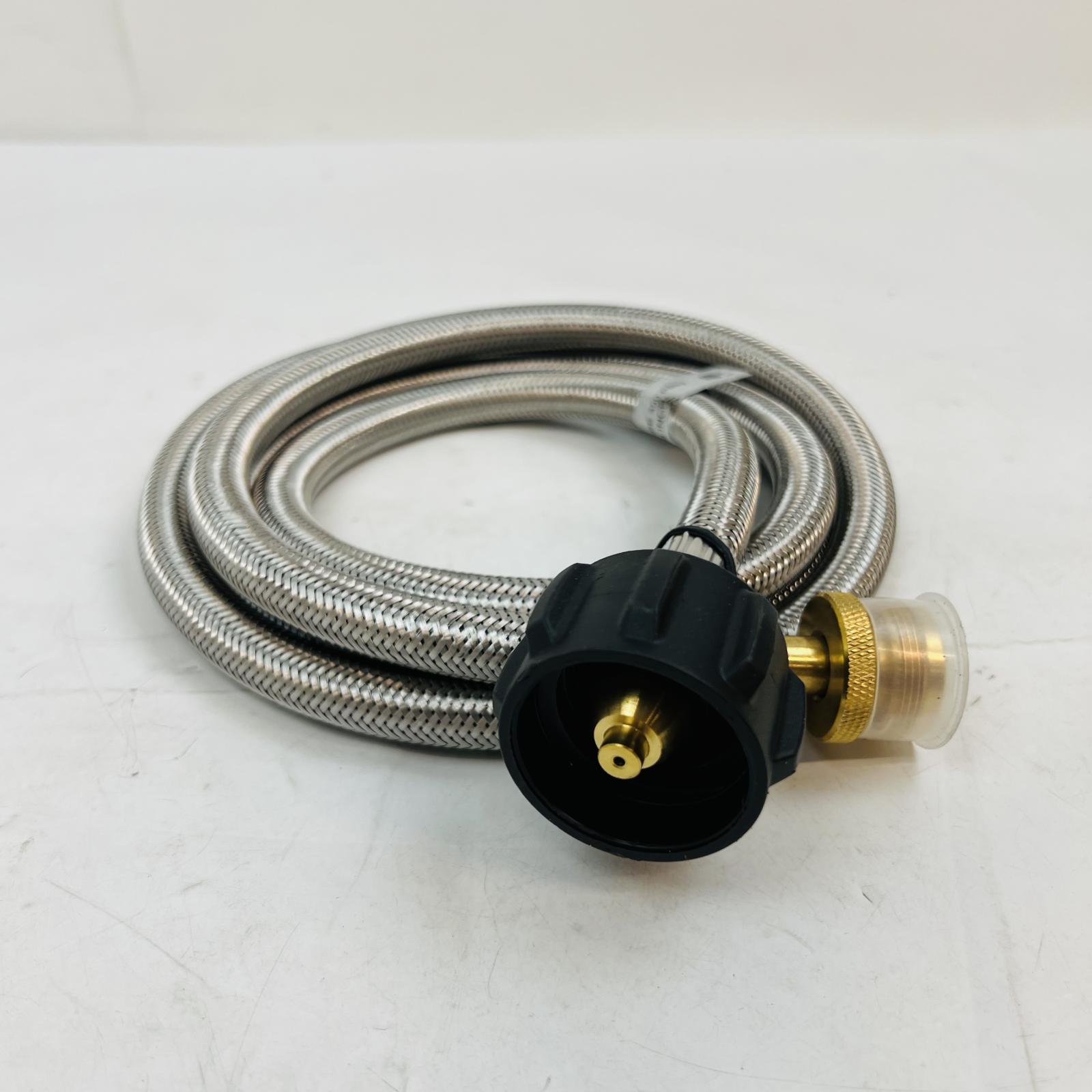 Stainless Steel Braided Propane Hose Extension QCC1 Type1 Grill Tank Adapter - Photo 4