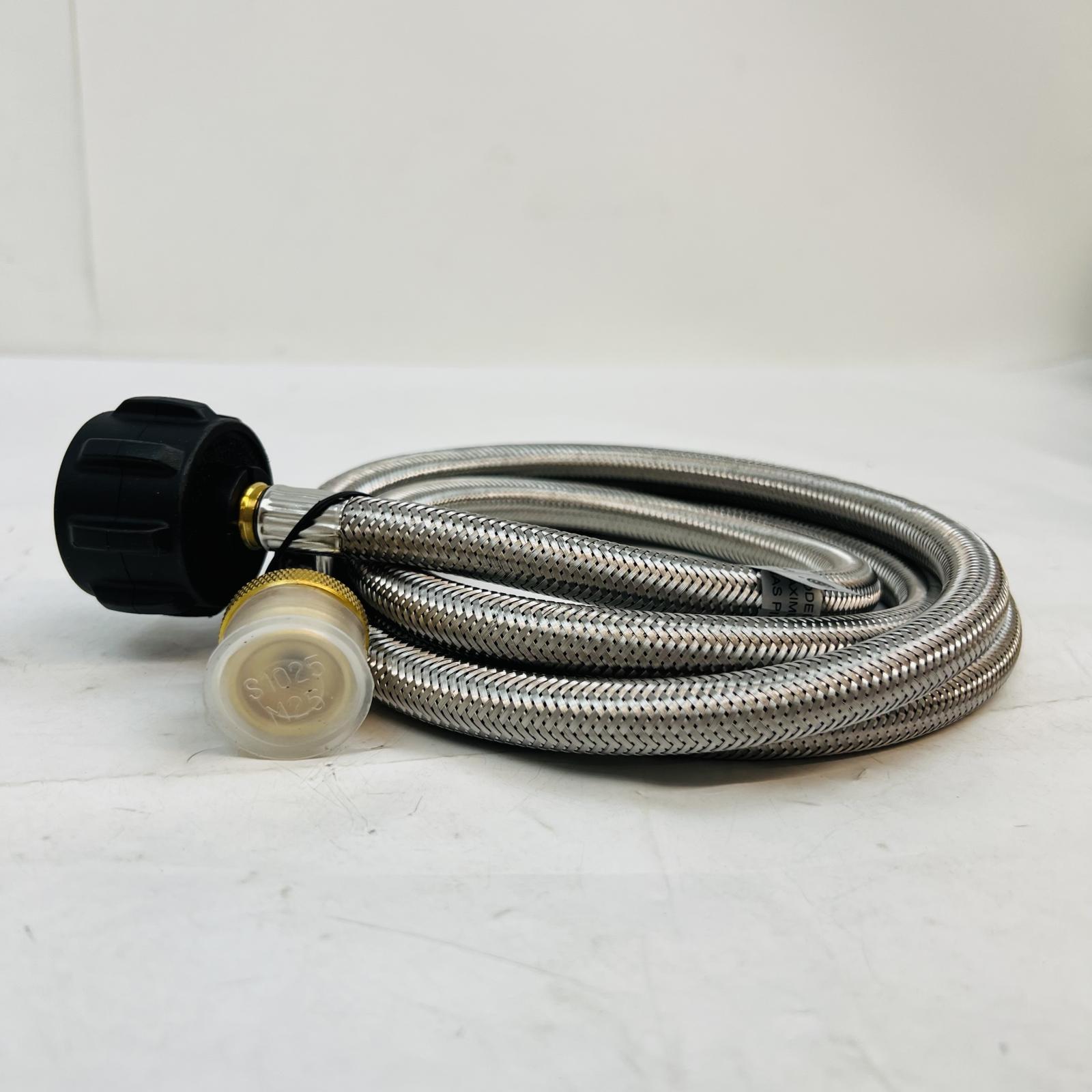 Stainless Steel Braided Propane Hose Extension QCC1 Type1 Grill Tank Adapter - Photo 5