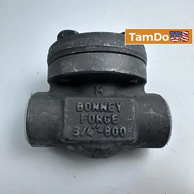 Bonney Forge 3/4" 800 Forged Steel Check Valve NPT Class 800 at Fasteners & Hardware in excellent condition