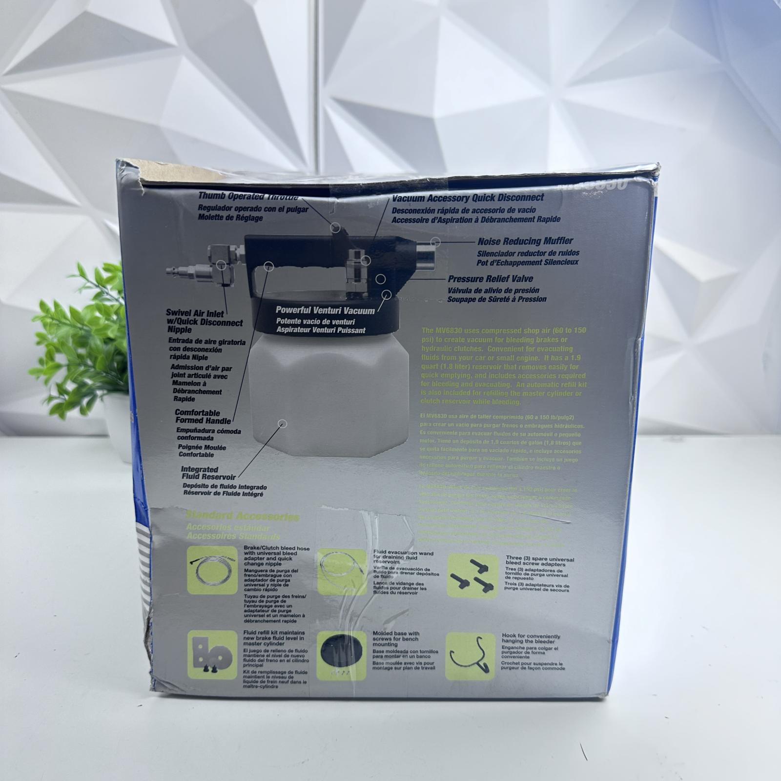 Mityvac MV6830 Vacuum Brake Bleeder, 1.9 Qt Reservoir, Variable Flow Control - Photo 10