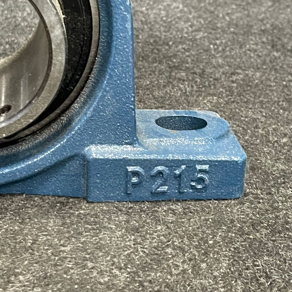 P215 Pillow Block Bearing, 75mm Bore, Heavy Duty 2-Bolt Mounted Housing - Photo 3