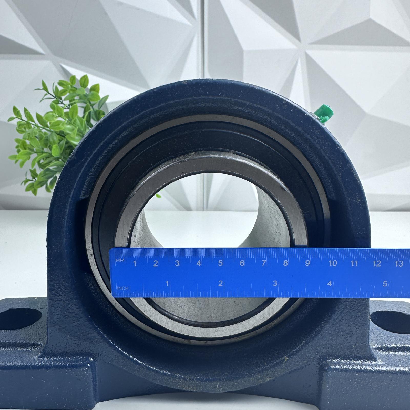 P215 Pillow Block Bearing, 75mm Bore, Heavy Duty 2-Bolt Mounted Housing - Photo 12