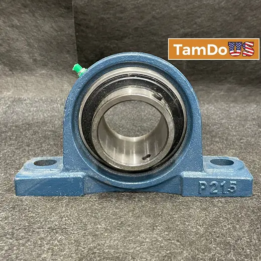 P215 Pillow Block Bearing, 75mm Bore, Heavy Duty 2-Bolt Mounted Housing at TamDoUS Taylorsville