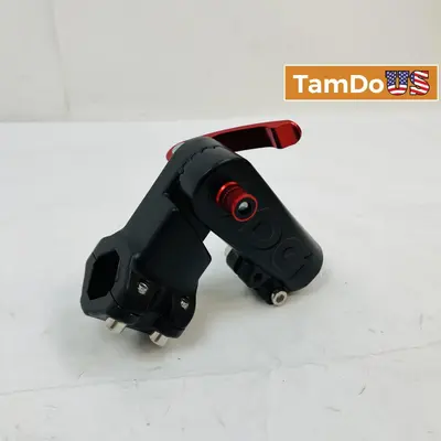 Motorcycle Hydraulic Clutch Master Cylinder Lever Assembly, CNC Black/Red at Motorcycle Parts in excellent condition