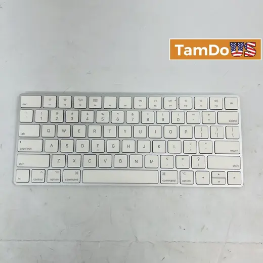 Apple Magic Keyboard A1644, Wireless Bluetooth, Rechargeable, Silver/White at TamDoUS Taylorsville