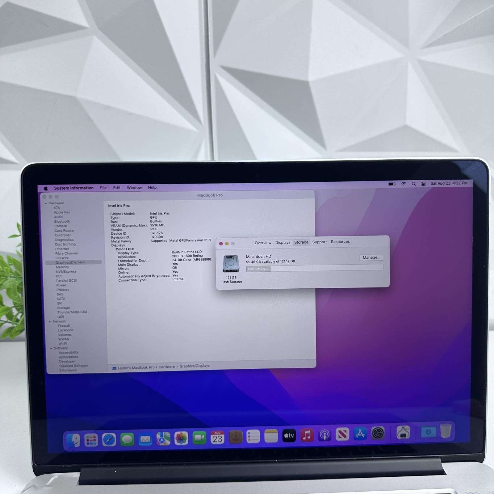 Apple MacBook Pro (Retina 15", Mid 2015) Core i7 | 16GB | 121GB SSD - Photo 10