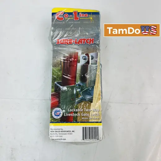 Co-Line Sure-Latch R-158-2L Lockable Two-Way Livestock Gate Latch at TamDoUS Taylorsville