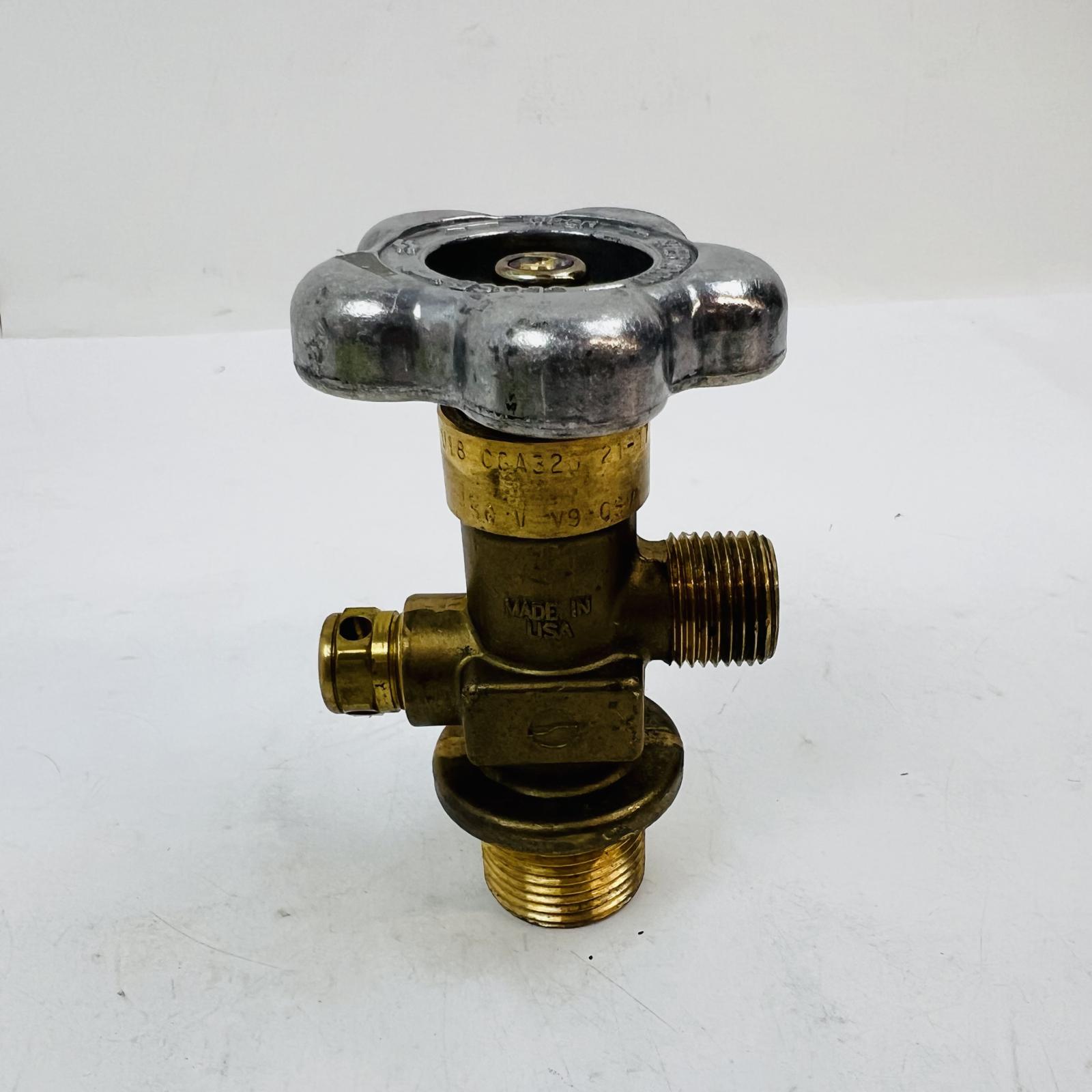 Brass Cylinder Valve PG25-19A, 3000 PSI, Made in USA - Photo 7