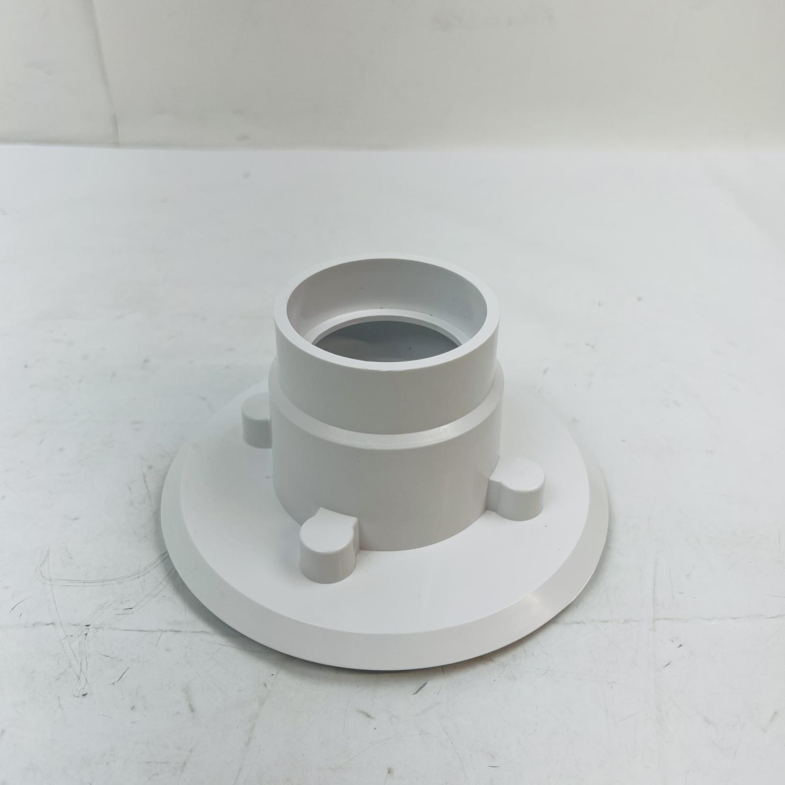 Signature Hardware SH439001WH PVC Drain Flange Coupling, White - Photo 2