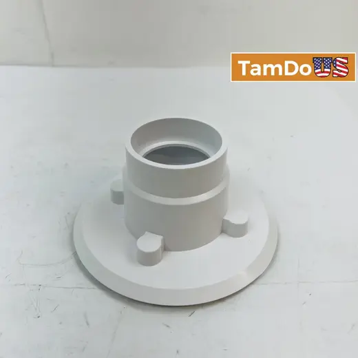 Signature Hardware SH439001WH PVC Drain Flange Coupling, White at TamDoUS Taylorsville