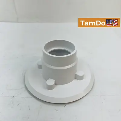 Signature Hardware SH439001WH PVC Drain Flange Coupling, White at Hydraulics, Pneumatics & Plumbing in new condition