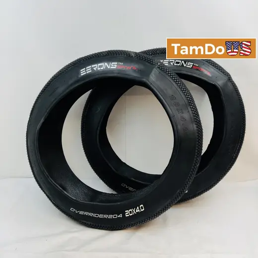 Eerons Overrider 204 Fat Bike Tires 20x4.0 Pair, Max 20 PSI All-Terrain at TamDoUS Taylorsville