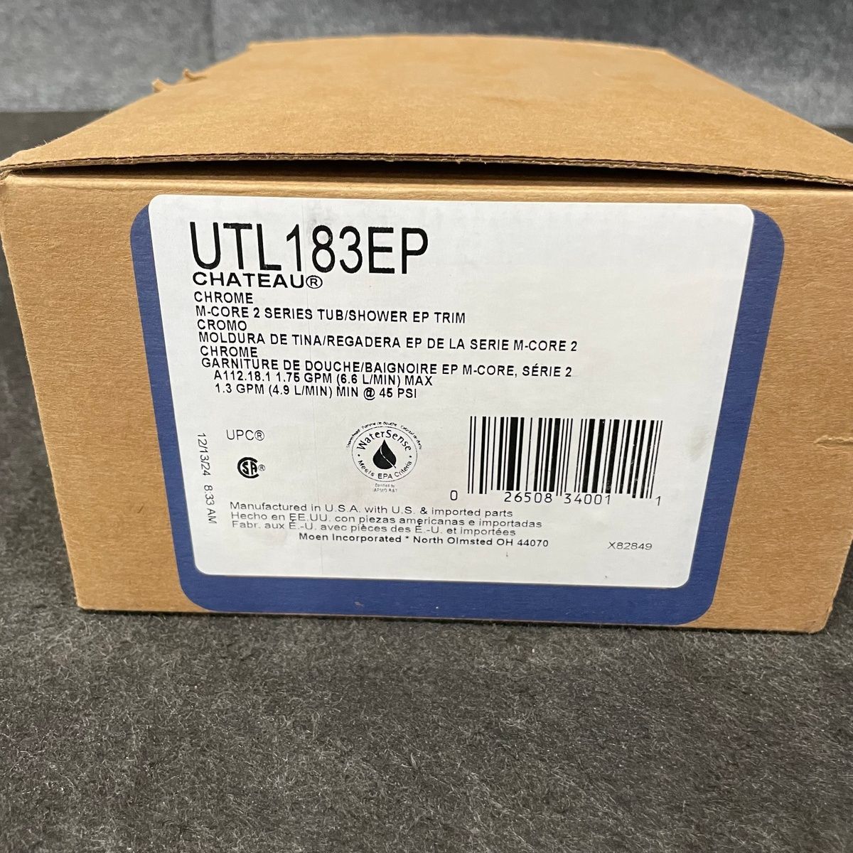 Moen Chateau UTL183EP Chrome M-CORE 2 Series Tub/Shower Trim - Photo 2