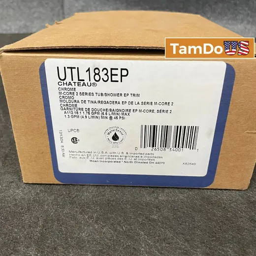 Moen Chateau UTL183EP Chrome M-CORE 2 Series Tub/Shower Trim at TamDoUS Taylorsville