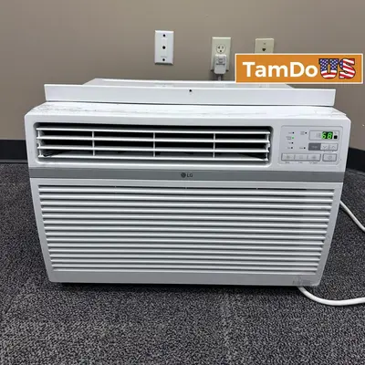 LG LW1224RD 12,000 BTU Window Air Conditioner, 115V, R32, Energy Efficient at Heating, Cooling & Air in excellent condition