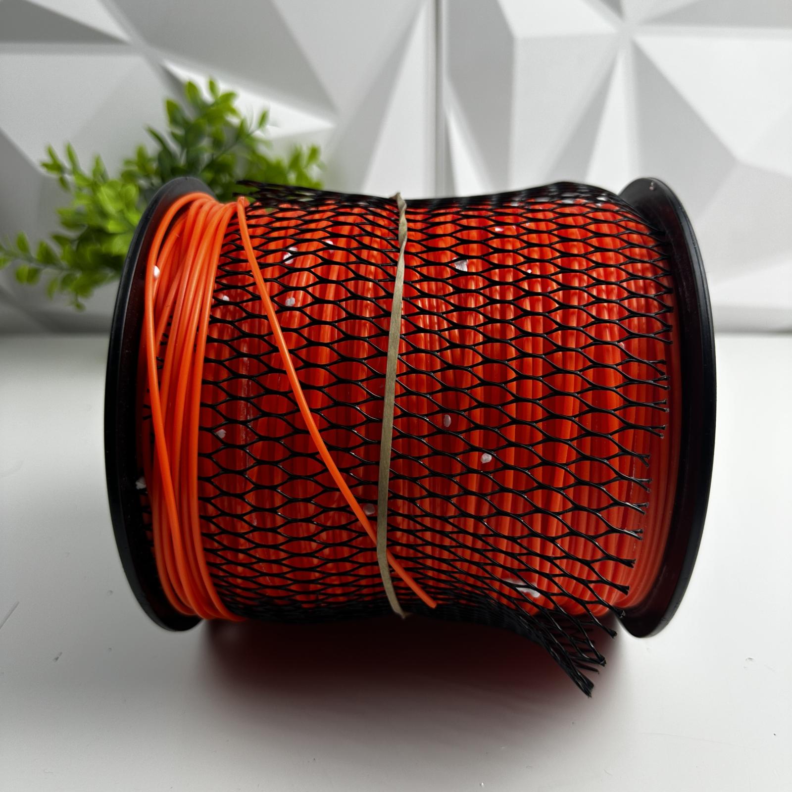 855 FT Line Trimmer Spool, Orange Nylon Grass Cutting String - Photo 3