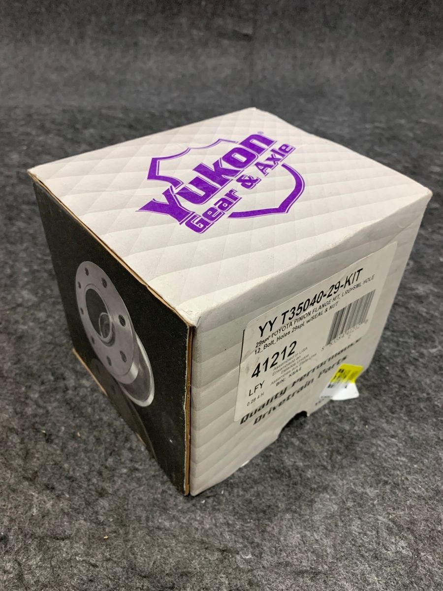 Yukon YY T35040-29-KIT Pinion Flange Kit, Toyota 29 Spline, Seal & Nut - Photo 9