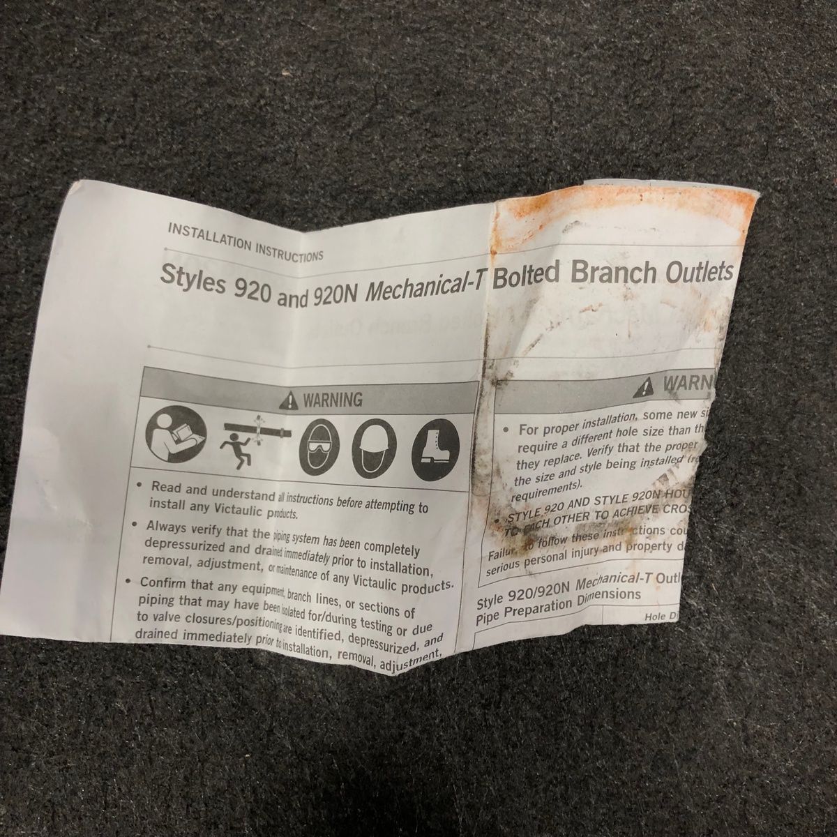 Victaulic 920N Mechanical Tee Branch Outlet, 2 1/2" × 1 1/2" NPT, Hole 2" - Photo 5