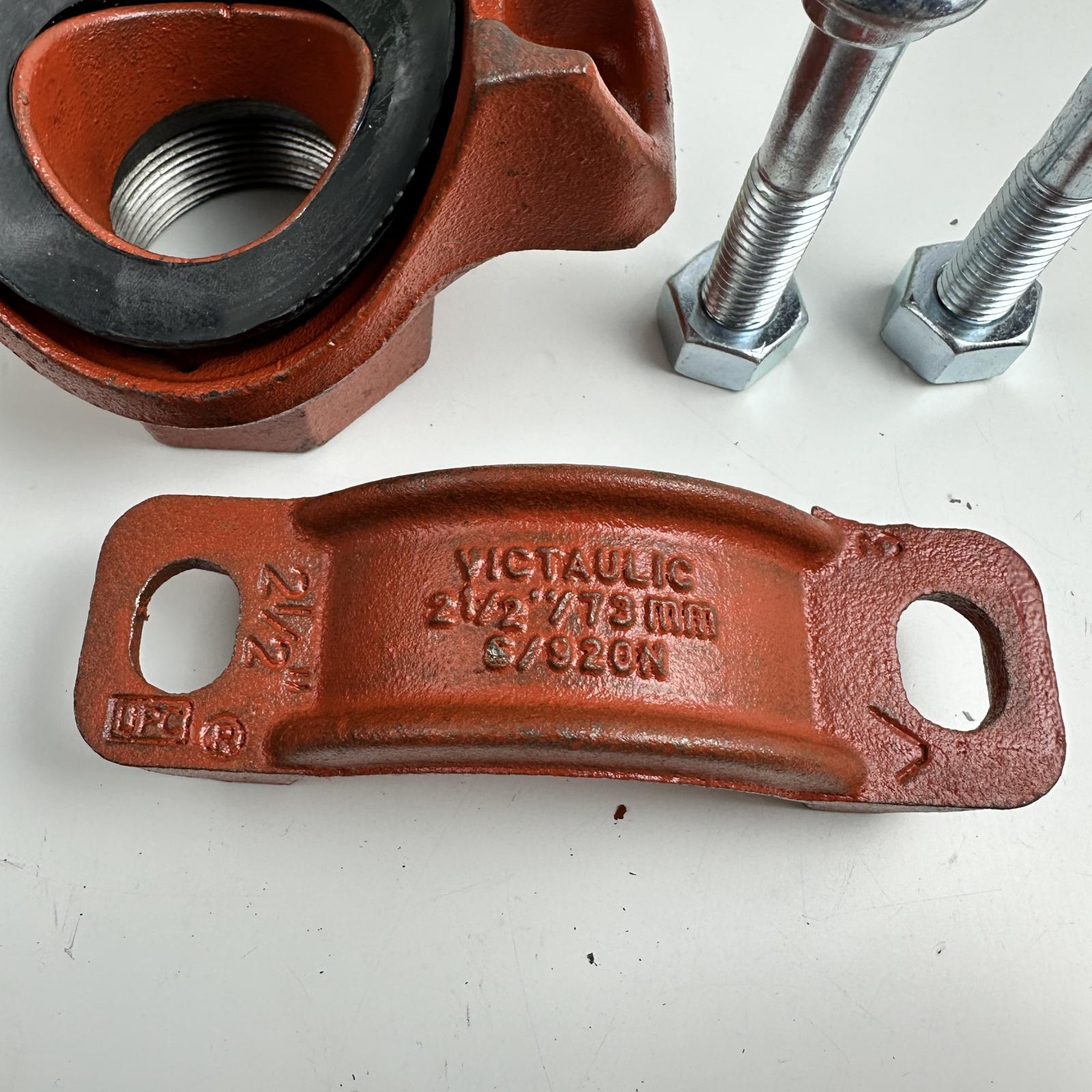 Victaulic 920N Mechanical Tee Branch Outlet, 2 1/2" × 1 1/2" NPT, Hole 2" - Photo 3