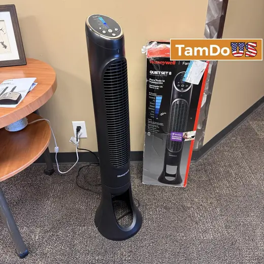 Honeywell QuietSet 8 Whole Room Tower Fan, Oscillating, Remote Control at TamDoUS Taylorsville
