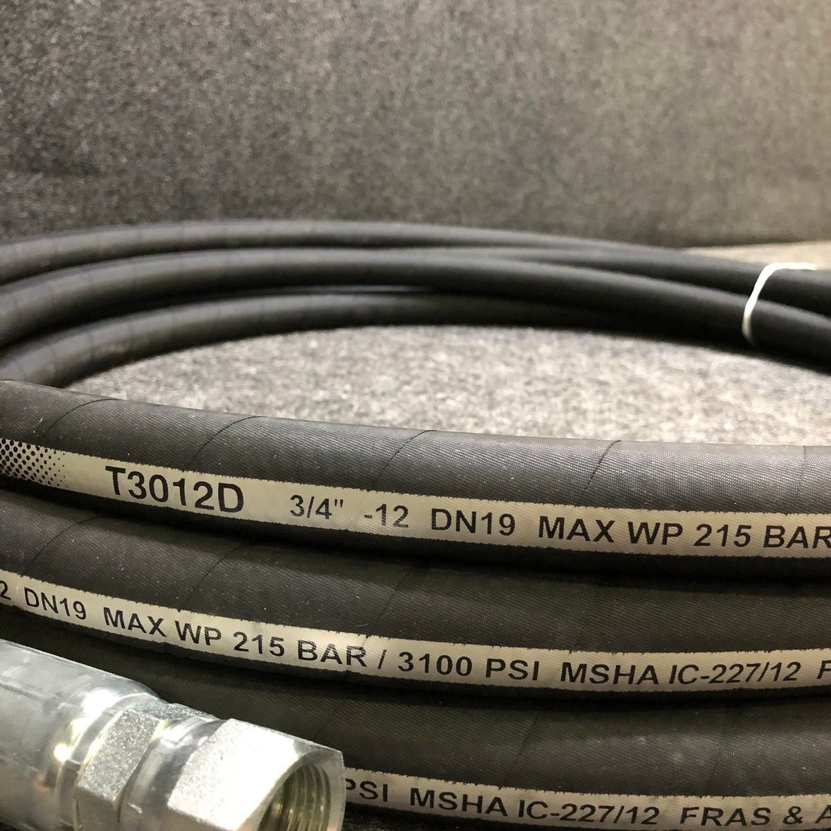 Ryco T3012D Hydraulic Hose 3/4" DN19 3100 PSI MSHA Abrasion Resistant - Photo 7