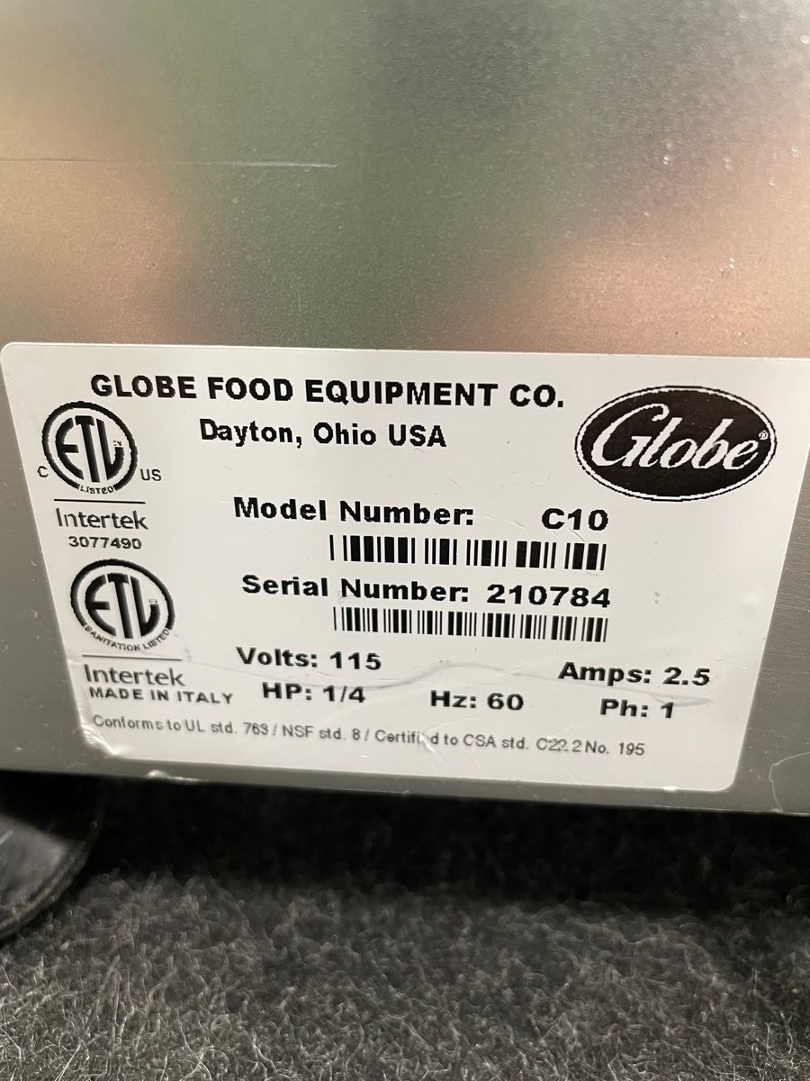 Globe Chefmate C10 10" Food Meat Deli Slicer - Photo 9