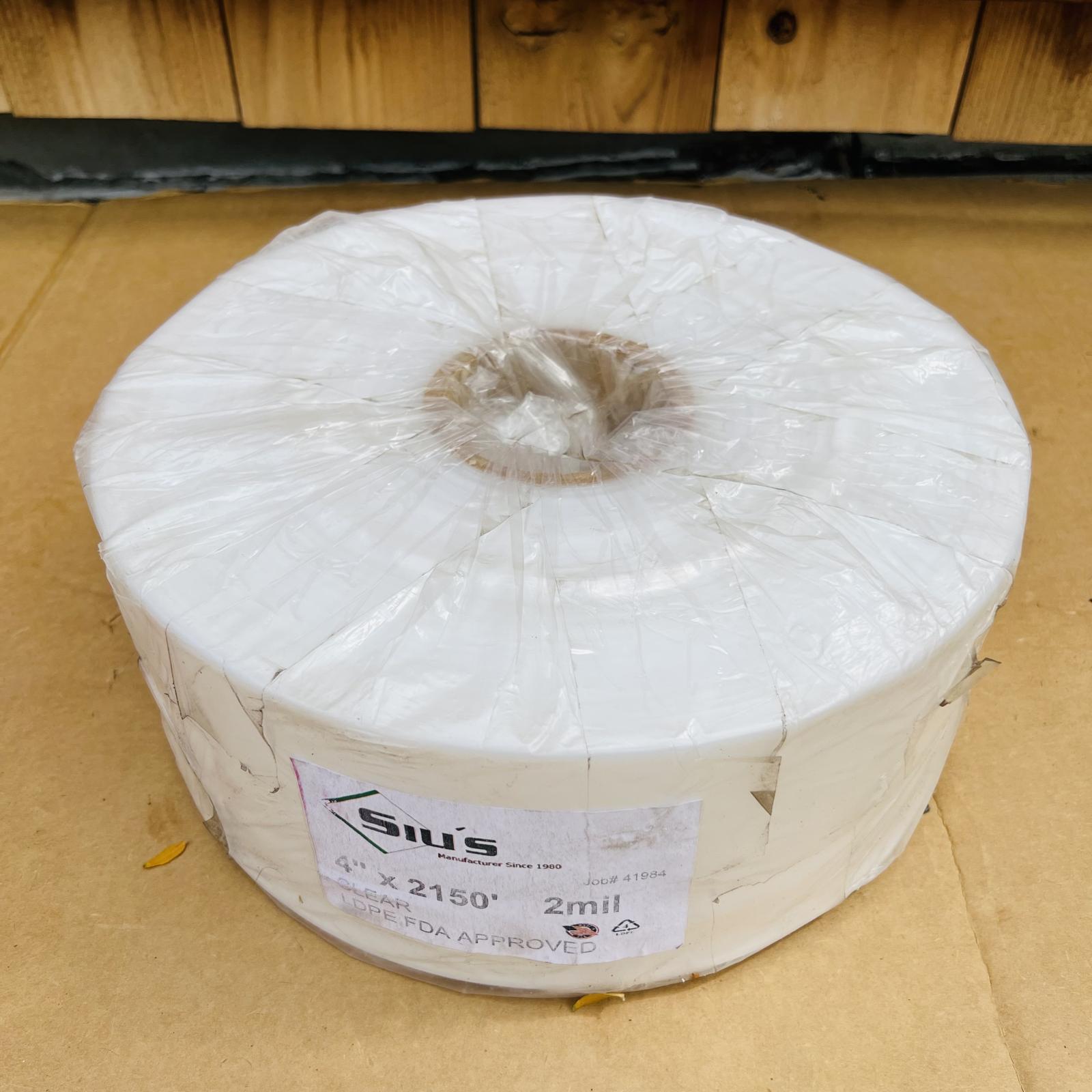 Siu’s LDPE Clear Plastic Roll 4" x 2150’ - Photo 3