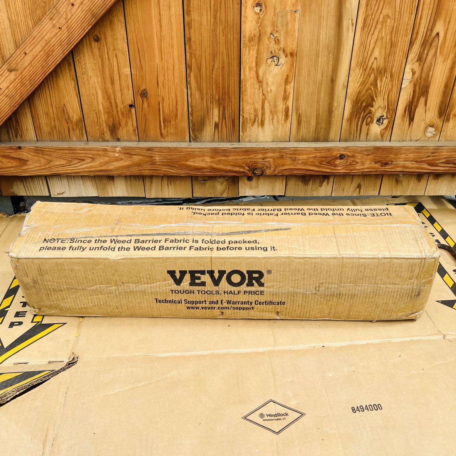 Vevor Plastic Sheeting 10' x 100' Black 6 Mil Heavy Duty Poly Roll Vapor Barrier - Photo 4