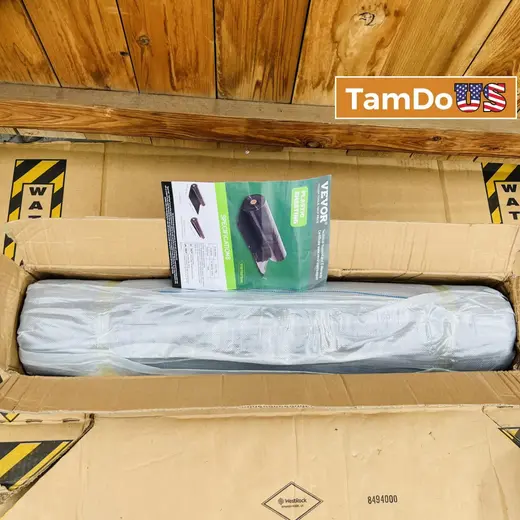 Vevor Plastic Sheeting 10' x 100' Black 6 Mil Heavy Duty Poly Roll Vapor Barrier at TamDoUS Taylorsville