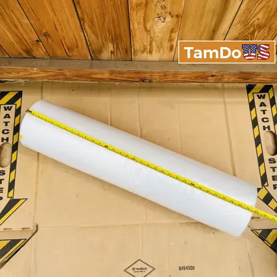 Clear Plastic Sheeting Roll 32" Wide x 80" Length at Office in new_open_box condition